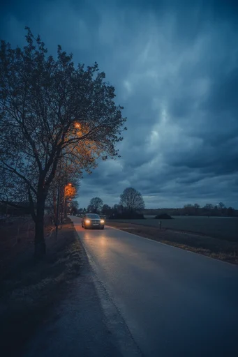 Luminous Melancholic Twilight style AI image example 2