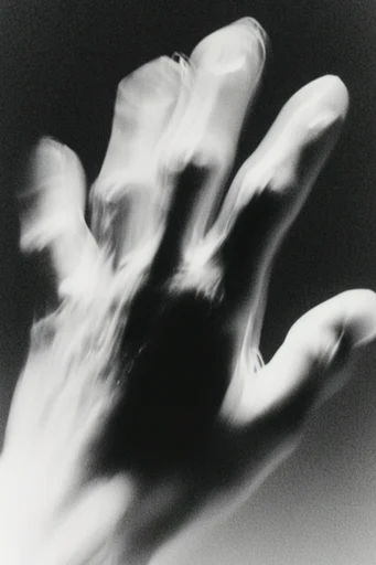 Kinetic Monochrome Noir style reference image — intentional motion blur