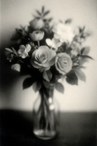 Raw Monochrome Analog style reference image — lo-fi aesthetic