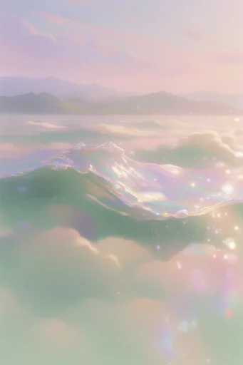 Luminous Ethereal Pastel style reference image — ethereal pastel palette