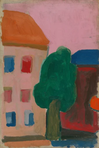 Tactile Fauvist Expressionism style reference image — thick impasto oil painting