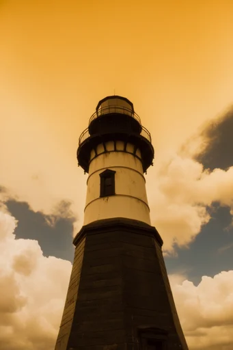 Luminous Amber Silhouette style reference image — cinematic haze