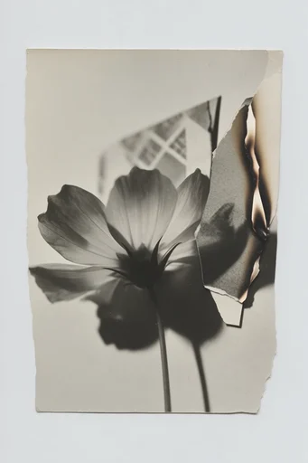 Deconstructed Archival Collage style reference image — sepia and charcoal palette