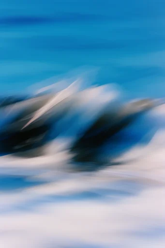 Ethereal Kinetic Motion style reference image — shutter drag