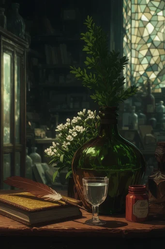 Melancholic Academic Realism style reference image — atmospheric lighting