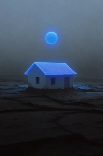 Luminous Surreal Minimalism style AI image example 4