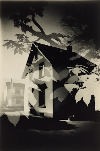 Avant-Garde Darkroom Surrealism style AI image example 4