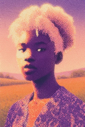 Surreal Analog Neon style reference image — surreal dreamscape