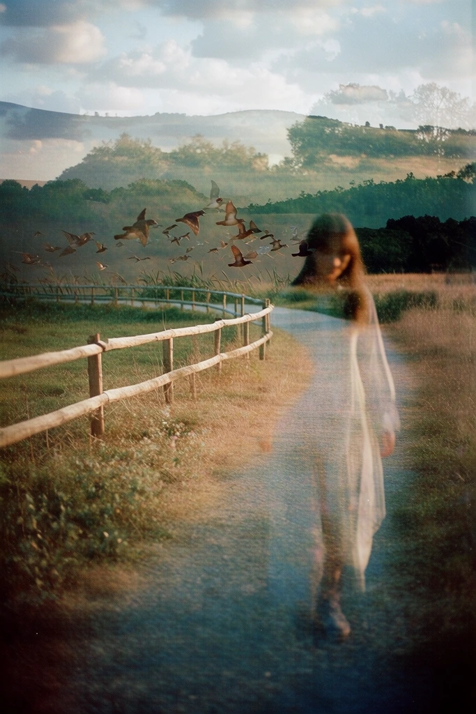 Ethereal Analog Surrealism style AI image example 2