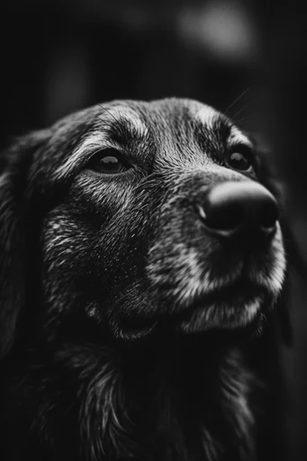 Intimate Monochrome Macro style reference image — minimalist background