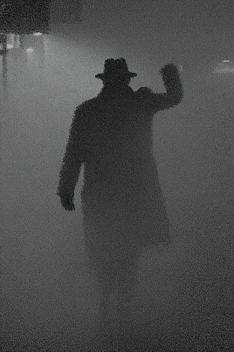 Eroded Monochrome Noir moodboard — generate AI images in this style