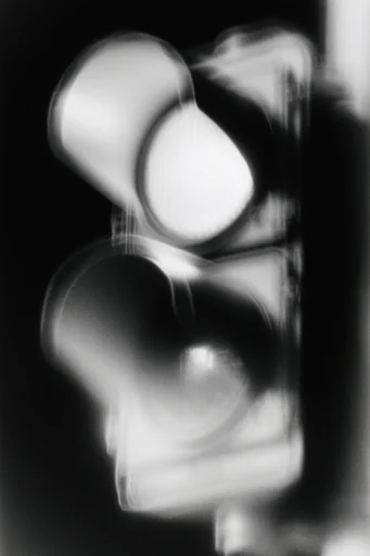 Ethereal Noir Motion style reference image — extreme motion blur