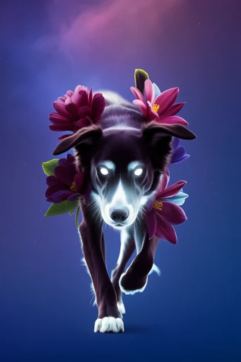 Luminous Nocturnal Botany style reference image — nocturnal elegance