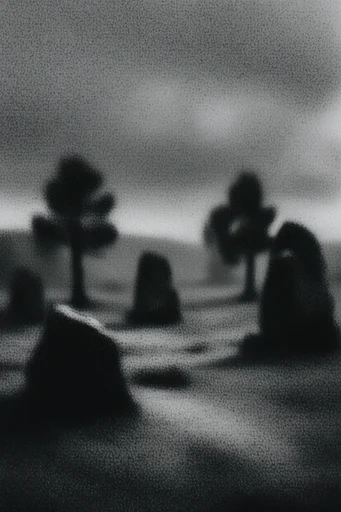 Ethereal Analog Noir style AI image example 2