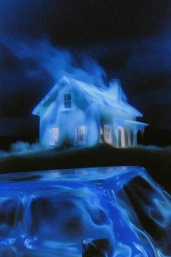 Luminous Liquid Surrealism style AI image example 4