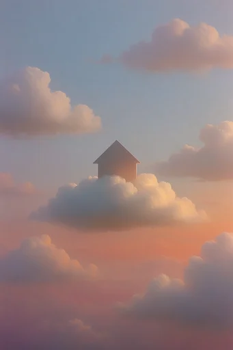 Ethereal Celestial Surrealism style reference image — minimalist composition