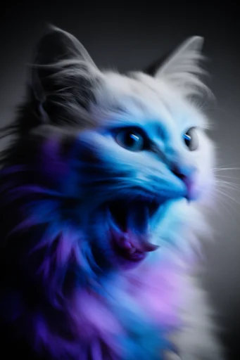 Kinetic Luminous Nocturne style reference image — spectral glow