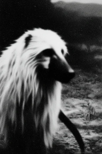 Fractured Analog Horror style reference image — motion blur