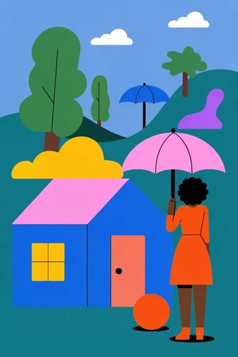 Bold Graphic Vector Pop style AI image example 4