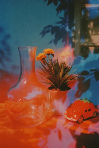 Ethereal Analog Dreamscape style reference image — analog film grain