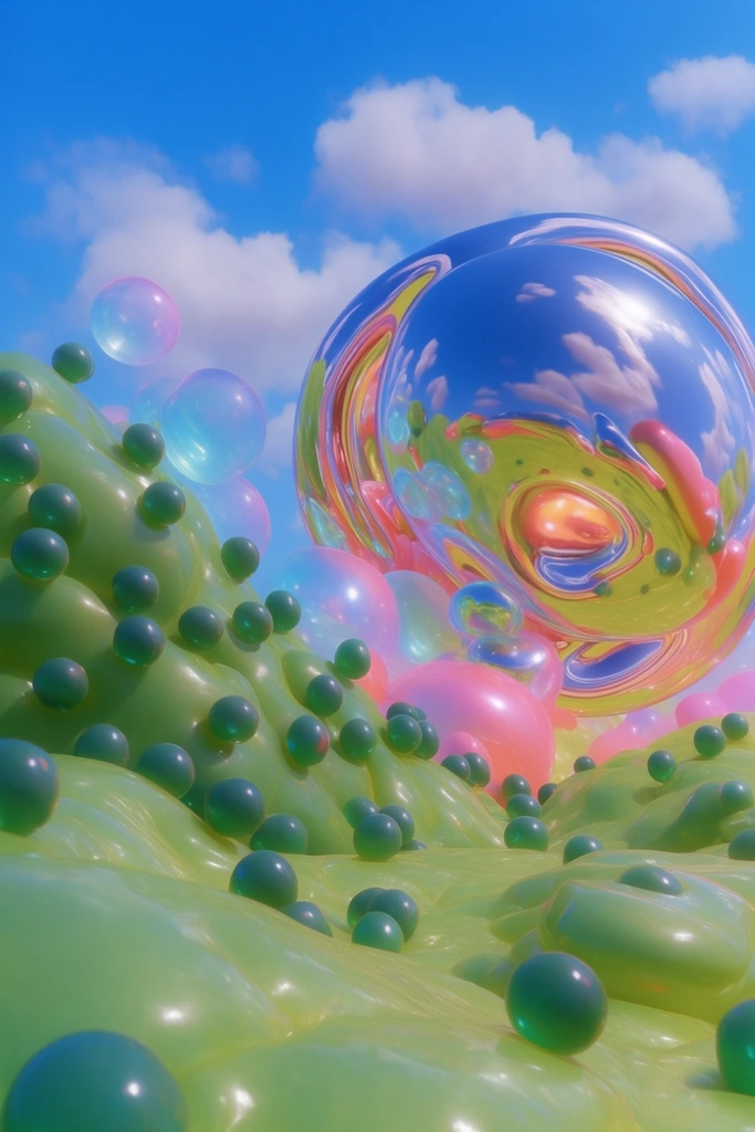 Prismatic Ethereal Glass style AI image example 2