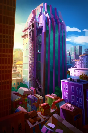 Neon Lofi Maximalism style reference image — lofi cyberpunk aesthetic
