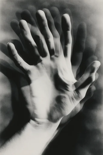 Haunting Spectral Noir style reference image — multiple exposure