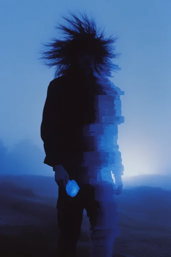 Nocturnal Cobalt Surrealism moodboard — generate AI images in this style