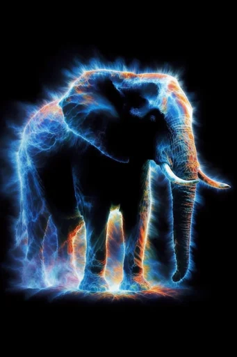 Luminous Astral Void style AI image example 3