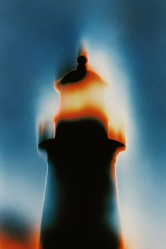 Spectral Thermal Noir style reference image — chromatic aberration