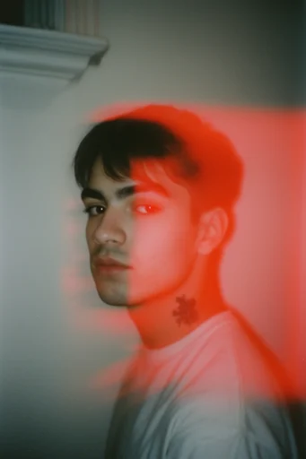 Cinematic Analog Dreamscape style reference image — chromatic aberration