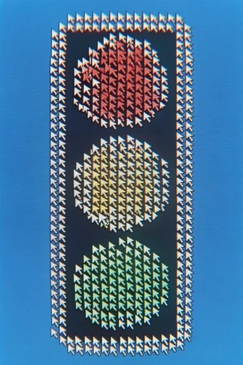 Retro Cursor Glitchcore style reference image — Windows 95 blue interface