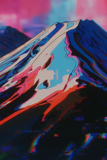 Neon Noir VHS style reference image — neon noir