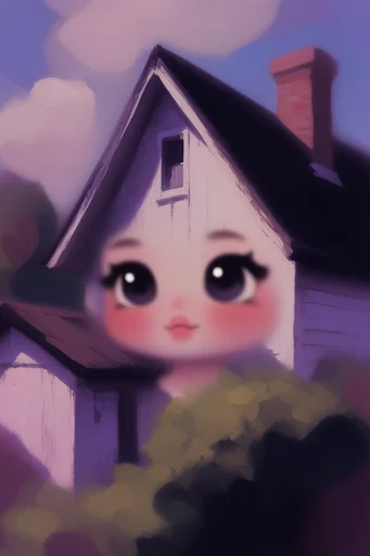 Ethereal Airbrushed Dollcore style AI image example 4