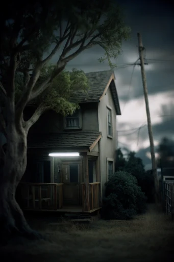 Cinematic Gritty Realism style AI image example 4