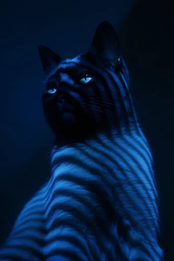 Nocturnal Cybernetic Chiaroscuro style reference image — cinematic low-key