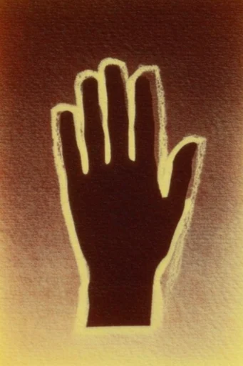 Tactile Analog Printmaker style reference image — cyanotype photogram