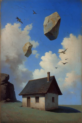 Ethereal Surreal Skybound style AI image example 4