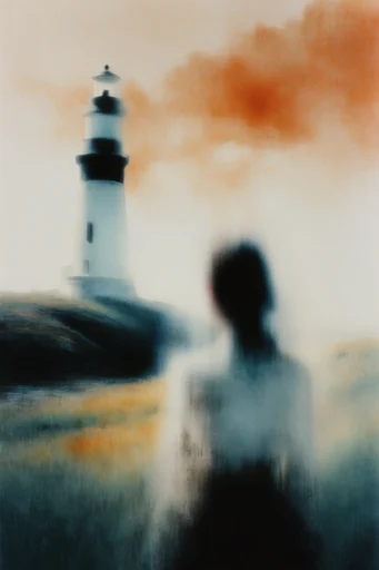Spectral Ethereal Noir style reference image — surreal melancholic tone
