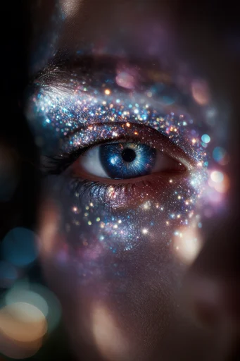 Celestial Prismatic Macro style AI image example 2