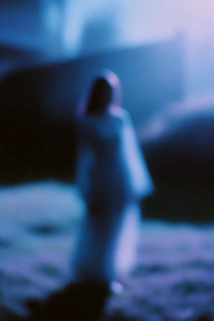 Nocturnal Glitch Melancholy style AI image example 2