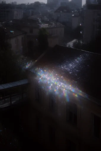 Spectral Prismatic Etherealism style reference image — chromatic aberration