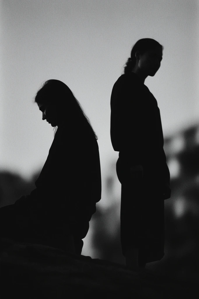Gritty Monochrome Noir style AI image example 2