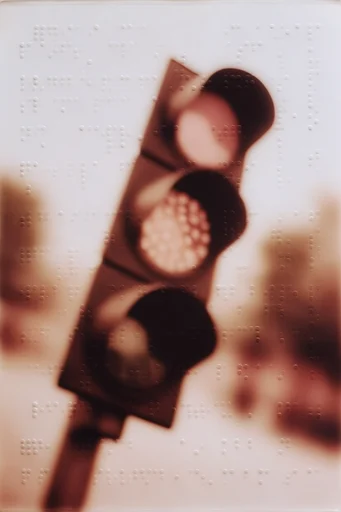 Tactile Ethereal Obscura style reference image — tactile braille overlay
