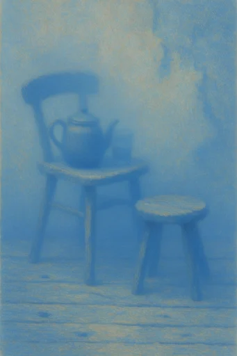 Ethereal Tonalist Minimalism style reference image — atmospheric pointillism