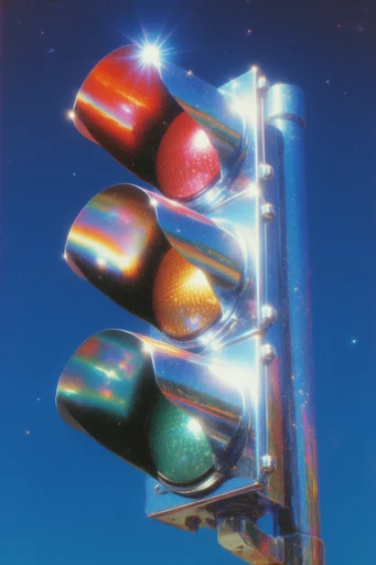 Retro Cosmic Airbrush style reference image — retro-futuristic cosmic art