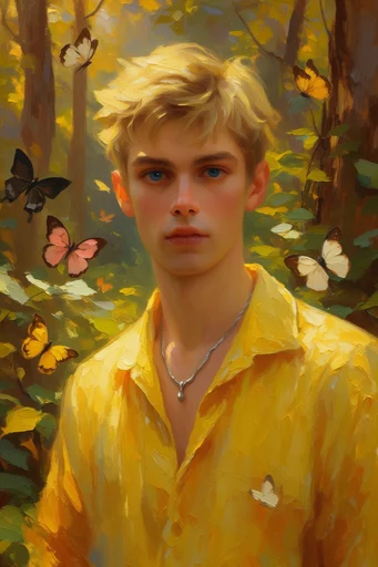 Romantic Pastoral Impressionism style reference image — golden hour atmosphere