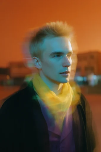 Kinetic Neon Nocturne style reference image — cinematic motion blur
