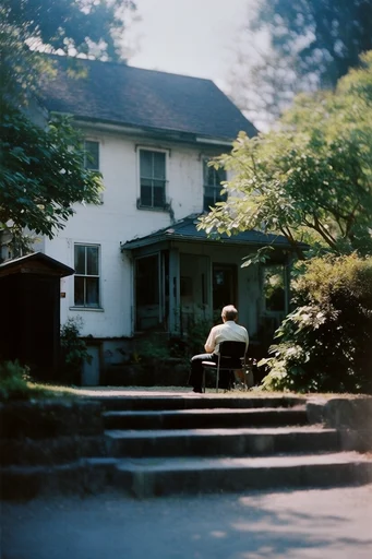 Nostalgic Urban Realism style AI image example 4