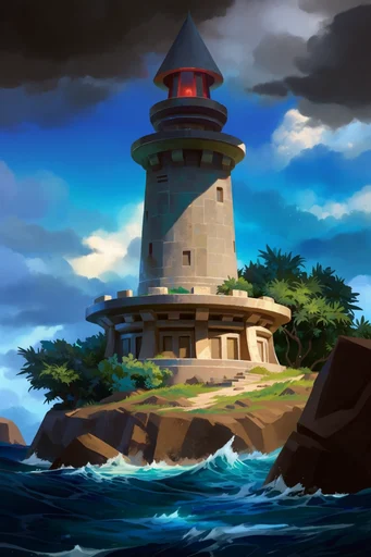 Lush Mythic Solarpunk style reference image — vibrant color palette